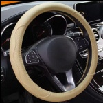 Different Colors Universal Fit Artificial Leather Car Steering Wheel Cover Made in China