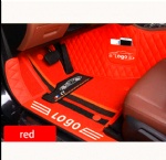 pvc leather car mat new design Cover the threshold luxury leather+Coil fortuner car mat