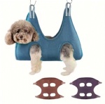 adjustable pet dog and cat grooming hammock harness for nail trimming