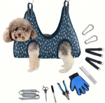 custom soft harness helper cat dog pet grooming hammock set dog nail trimmer harness