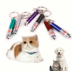 2-In-1 Cat Pet Toy Red Lasers Light LED Pointer Pen White Red Flashlight Torch Interactive Training Lasers Pointer Pen For Cat