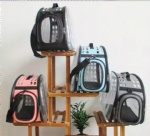 Transparent Dog Bag Large Capacity Pet Bag Foldable Breathable Portable Carrier Cat Bag