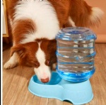 Automatic Fill Pet Water Food Container Bowl for Dogs Drinking Fountains