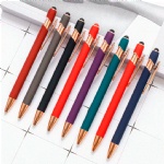 Promotional Custom logo pens Gripped Slimster Retractable Ballpoint Pen Medium Point Black ink Smooth Writing Pens