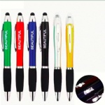 laser engraved light up custom company logo ballpoint pens-customized light up ball pens-personalized writing ink