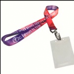 Lanyards with logo custom polyester credential holder ID Card Holder Lanyard with safety buckle Lanyard