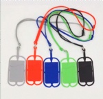 Customized New Silicone Lanyard Card Holder Hanging Neck Mobile Phone Lanyard Custom Printed Logo Lanyard