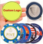 Custom Commemorative Coin Blank Souvenir Brass Gold Silver Logo 3D Metal Challenge Coin For Laser Engraving