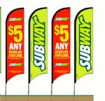 Custom Outdoor Large Marketing Feather Flags