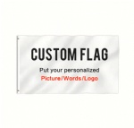 Custom Wall Flag 3x5 Ft Promotional Blank Sublimation Logo Print 3x5ft Custom Flag