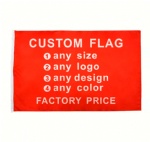 Business Advertising Custom Banner Promotional Polyester Fabric Digital Printing Double Side 3x5 Ft Custom Flag
