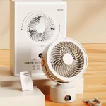 Rechargeable Oscillating Mini Table Fan With Timing Portable Electric Small USB Desk Fan For Office Bedroom