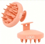 New Design Fashion Pink Waterproof Shower Hair Brush Scalp Exfoliator Tool for Dry Wet Oil Hair