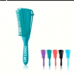 Custom LOGO Small 8 Rows Detangler Massage Comb Fast Drying Vent Hair Brush Detangling Brush