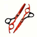 Salon Japanese Stainless Steel Shears Custom Logo Color Barber Scissors