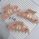 ponytail splicing custom claw clip cute acetate castles and stars cellulose acetate hair claw