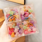 Children's new style hair rope little baby girl rubber band 10pcs/set kids hair ties with box