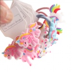 Cute small animal silicone unicorn hair band rubber band high elastic hair rope girls accessories