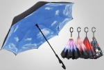 Reverse Folding Inverted Umbrellas With C Handle