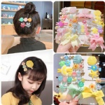 Cute Child Barrettes Kid Hairgrips Hair Clip Accessories Gift Set Girl Cartoon Pattern Hair Clip Set
