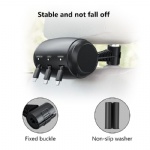 Car Taxi Headrest Backseat Retractable Cord 3 in 1 Power Charging Station Car Charger Type C Micro USB for phone tablet