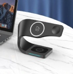 New trends in wireless charging 15W Qi Fast Charge 4 in 1 Magnetic Wireless Charger Stand for Smart Phone Watch