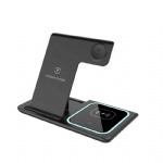 Foldable with LED Light Wireless Charging Station