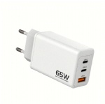 65Watt Qc3.0 PD Travel USB Charger 65W Wall Super Fast Laptop Charger