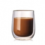 250ml 350ml Clear Drinkware Glassware Dinking Glasses Espresso Tumbler Iced Coffee Cups Tea Mug Double Wall Glass Cup