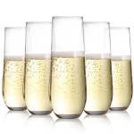 300ml custom crystal drinkware bar glassware white red wine drinking glasses flutes set stemless champagne glass