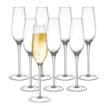 210ml custom hand crafted crystal drinkware bar glassware white red wine drinking glasses flutes set champagne glass