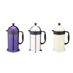 Popular 350/600/800ml Insulated Black PP Heat-resistant Glass France Coffee Maker French Press With Plunger and plastic handle