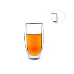 custom high quality glasses double walled glass wine cup