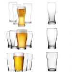 Transparent 19oz Beer Pint Glasses Large Capacity Soda Craft Oversized Beer Glasses lead-free drinking glass For Restaurant
