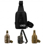 Trendy leisure camo colors mini crossbody bag phone holder chest bag chest backpack men's fashion sling bag