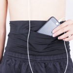 elastic running Sports customized logo big Pocket mobile phone holder Sports waist Running belt bag with custom logo