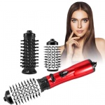 new 360 degree Rotating Electric Hair Dryer and Hot Air Brush Temperature Adjustable Multifunctional 3 in 1 Blow Dryer Brush