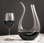 1500ml handmade crystal U shape Wine Decanter Set red Wine Accessories Carafe Wine Christmas Gift home bar