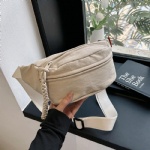 Unisex Waist Bags Waterproof Fanny Pack Nylon Mini Crossbody Bag Shoulder Mens Canvas Messenger Bag