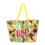 ECO-Friendly reusable pp woven shopping bag laminated woven grocery reusable bag with custom logo