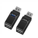 Mini 3 Ports USB 3.0 Splitter Hub High Speed Data Transfer Splitter Box Adapter For PC Laptop MacBook