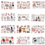 12 groups of female stickers Korean ins creative cute girl heart account stickers diary children cartoon stickers