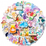 Beautiful princess sticker girl fun paste sticker book cartoon early education educational sticker for children aged 3-6