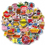 Letter mix American graffiti stickers Amazon cross-border trend cartoon do not repeat stickers original