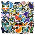 Butterfly sticker psychedelic color butterfly sticker skateboard water cup luggage sticker Amazon cross border