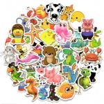 Big eyed yellow croaker sticker cartoon children's sticker cute little animals kindergarten boys and girls reward sticker