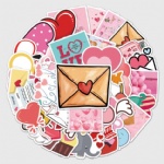 Ins Valentine's Day cartoon personalized sticker Valentine's Day trunk car decoration sticker