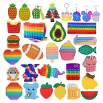 Multiple color Rainbow color bubble sensory fidget toys sensory toys for autism