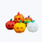 Pumpkin Shape Anti-stress New Keychain Silicone 3D Squeeze Toys Sensory Stress Balls Fidget Toys For Kids