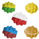 Juguetes de ninos para bebes Silicone Stress Relief Toy Push Bubble Sensory Squeeze Stress Balls Fidget Toys For Kids